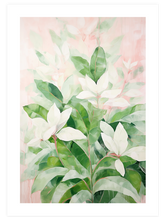 Pastel Leaves - Art Print